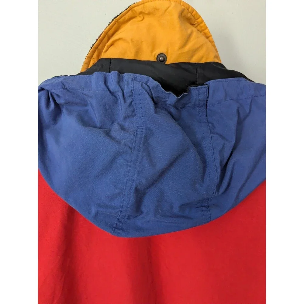 Vtg Obermeyer Ski Jacket 90s Snow Outdoor Aztec Retro Colorblock Mens XLT Tall